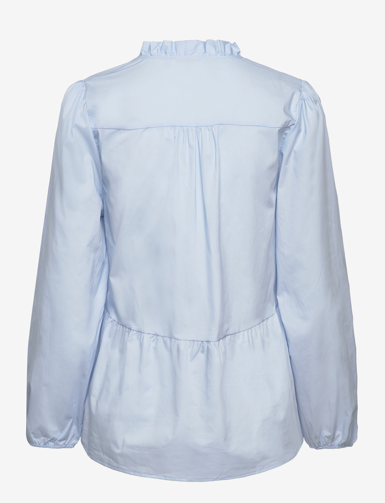 Noella - Matti Blouse Poplin - langærmede bluser - light blue - 1