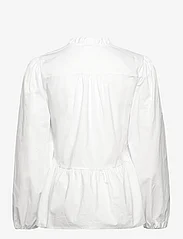 Noella - Matti Blouse Poplin - long-sleeved blouses - white - 1
