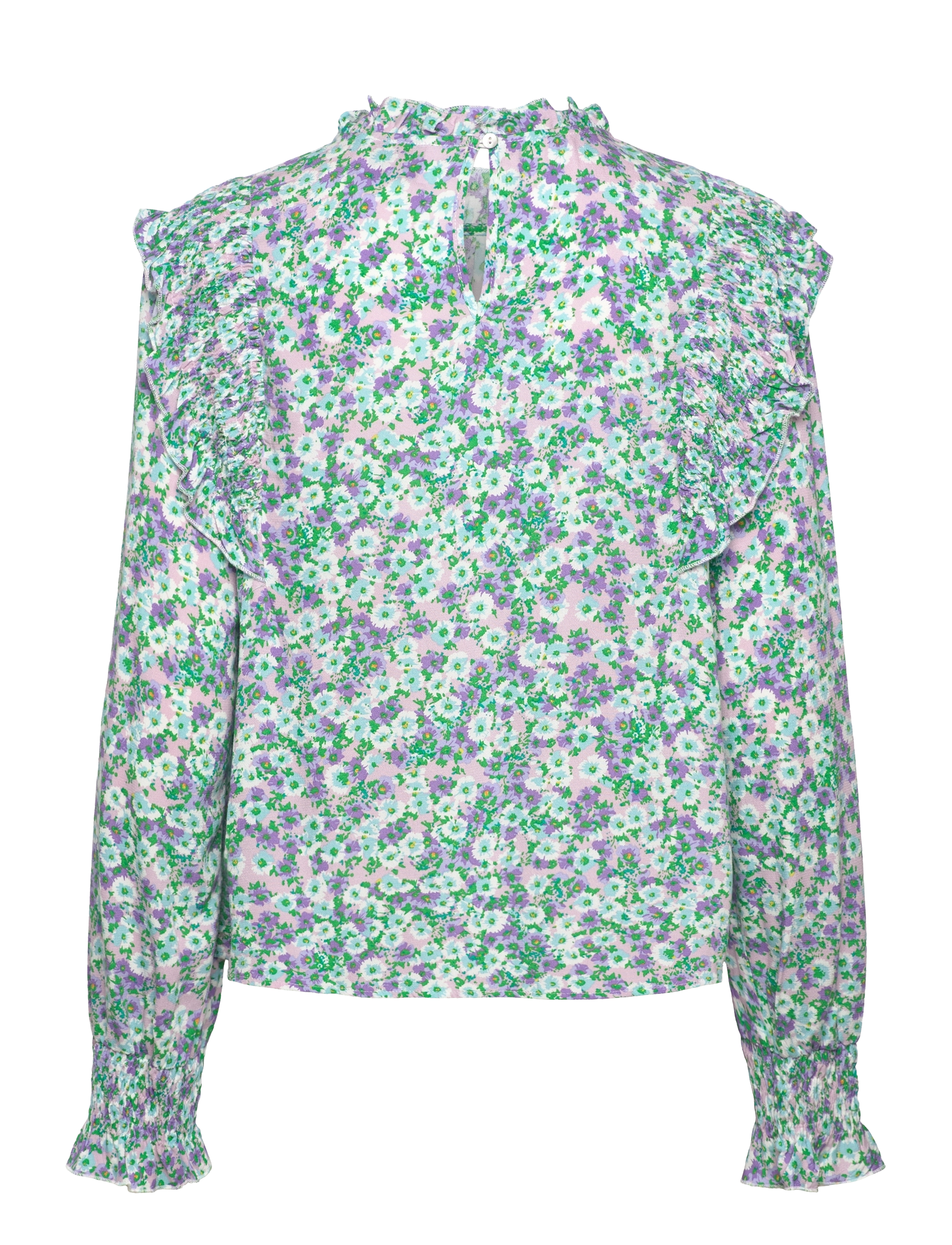 Noella - Ruth Blouse - langärmlige blusen - lavender flower - 2
