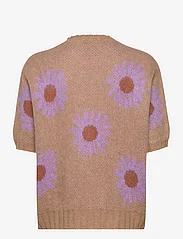 Noella - Raya Knit Sweater - džemprid - sand/lavender flower - 1