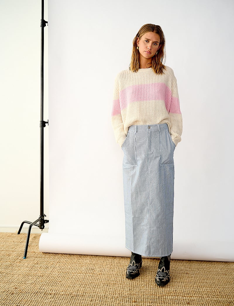 Noella - Benita Skirt - maxi nederdele - light blue - 3