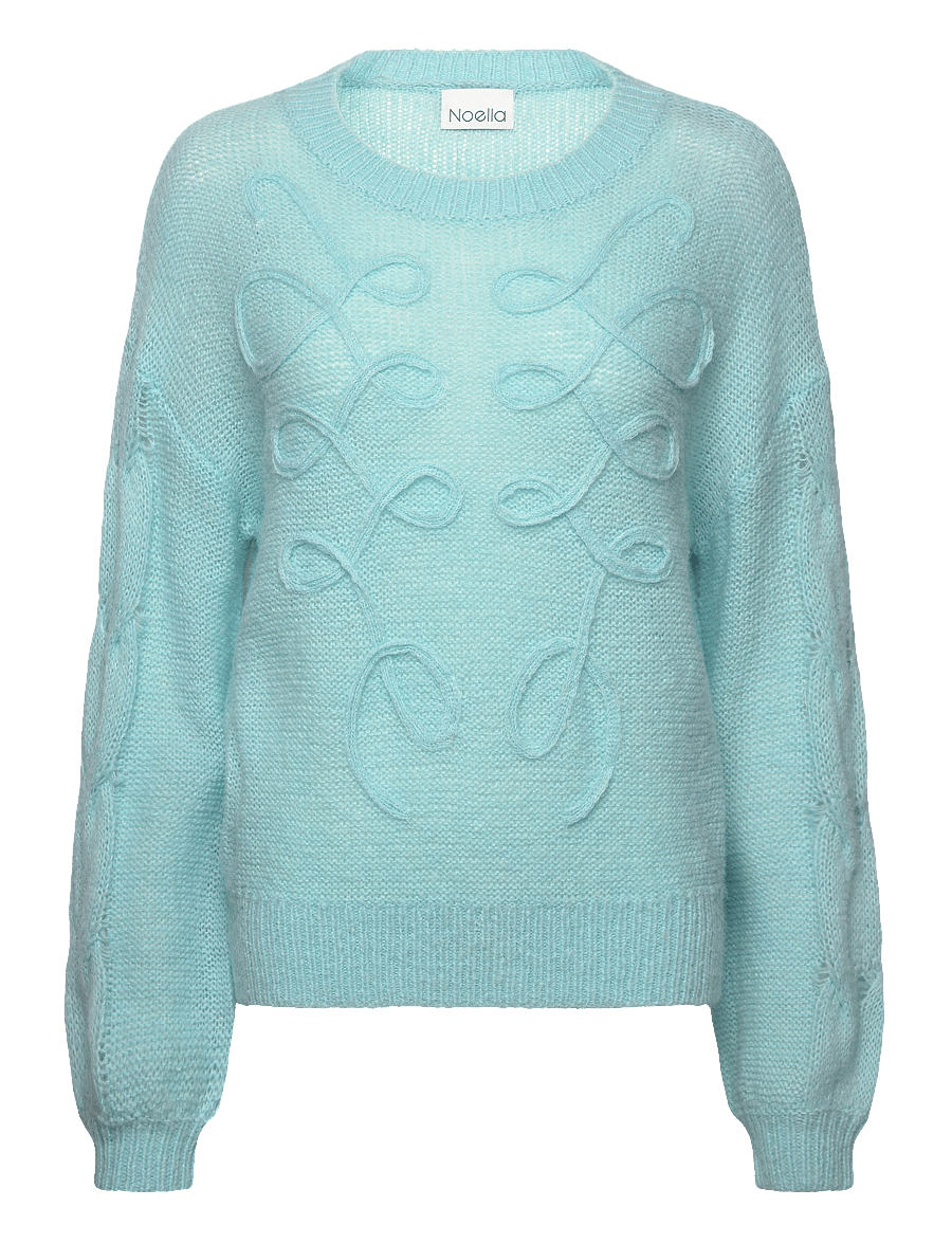 Noella - Karessa Knit - jumpers - daydream blue - 0