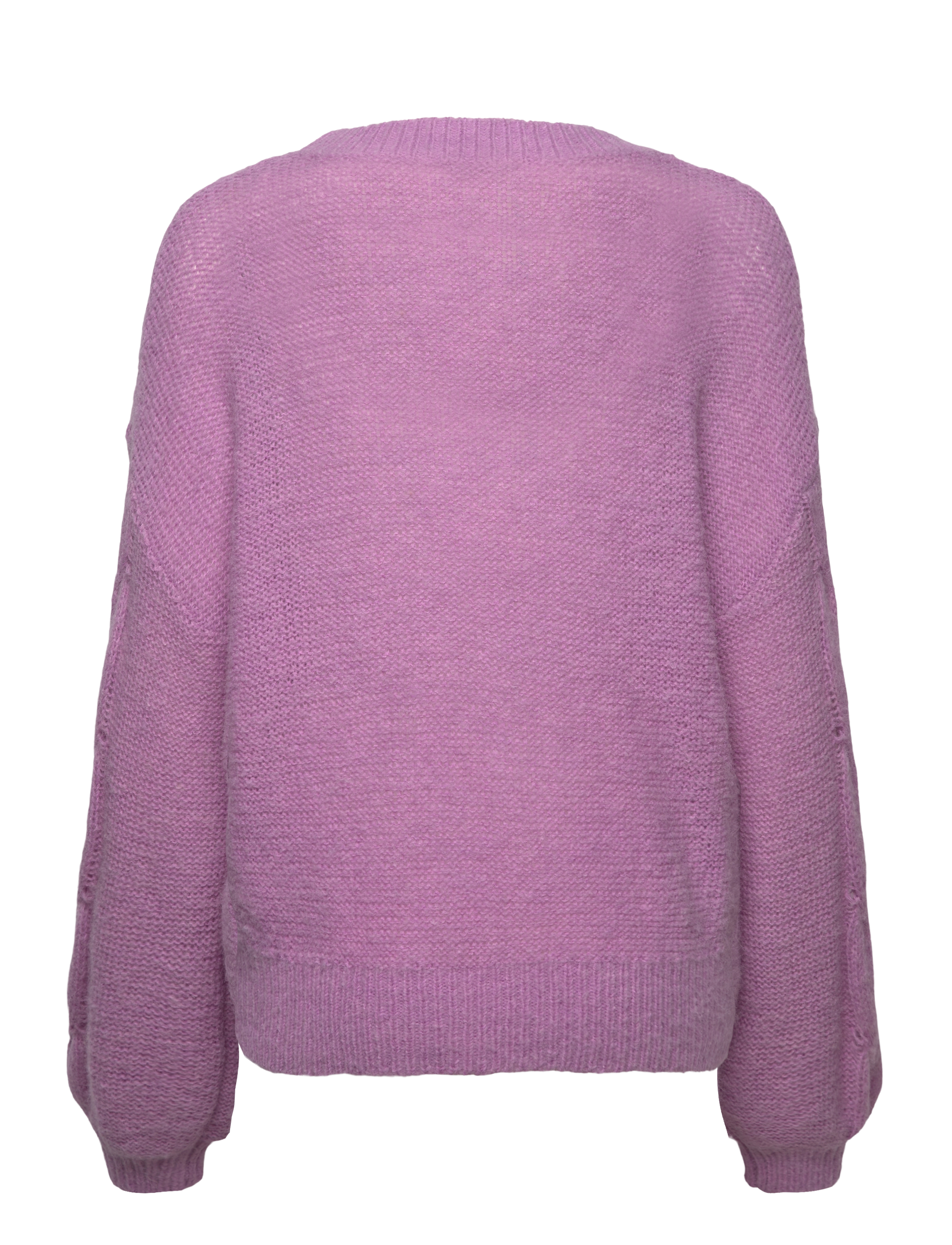 Noella - Karessa Knit - tröjor - orchid pink - 1