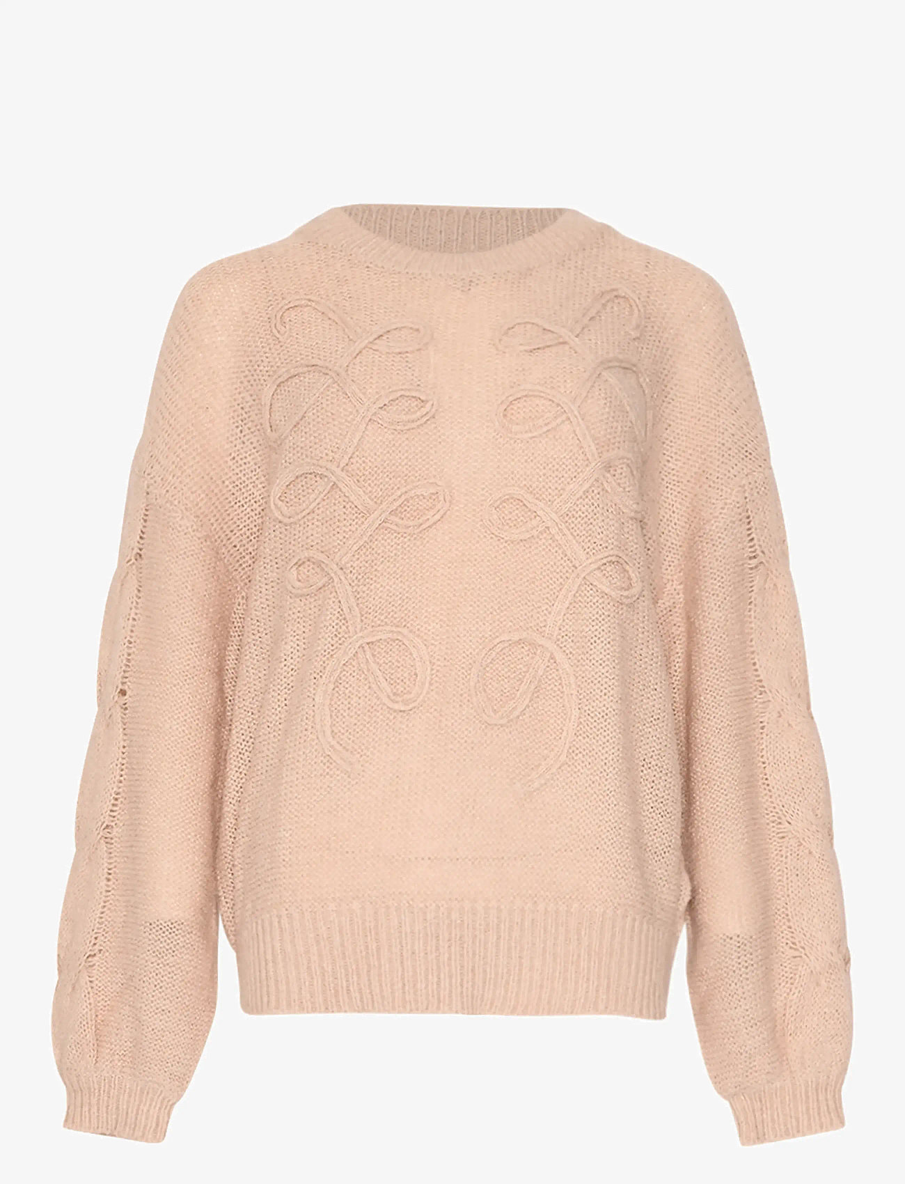 Noella - Karessa Knit - gebreide truien - oyster - 1