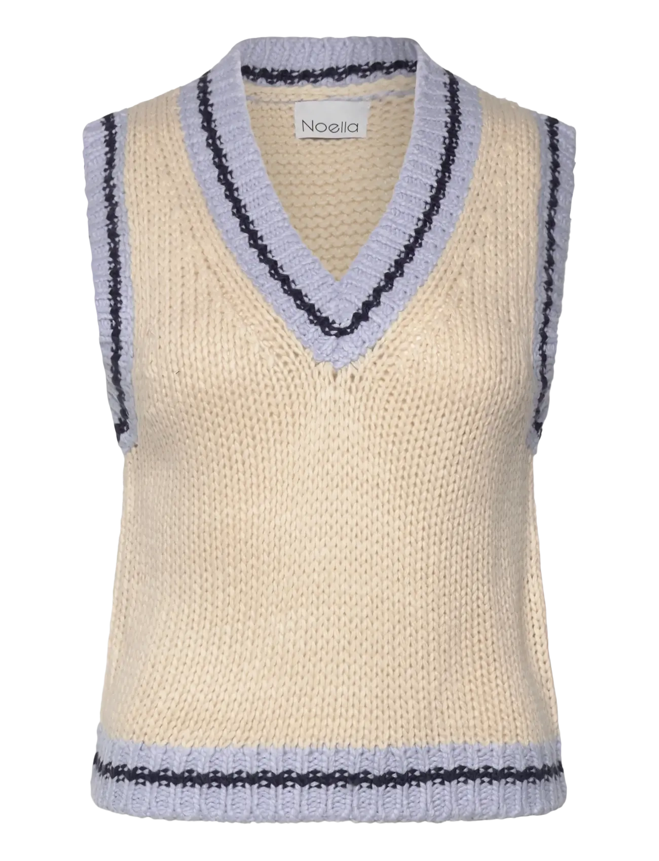 NOELLA Kayanna Knit Vest Cream - XS/S - Damen