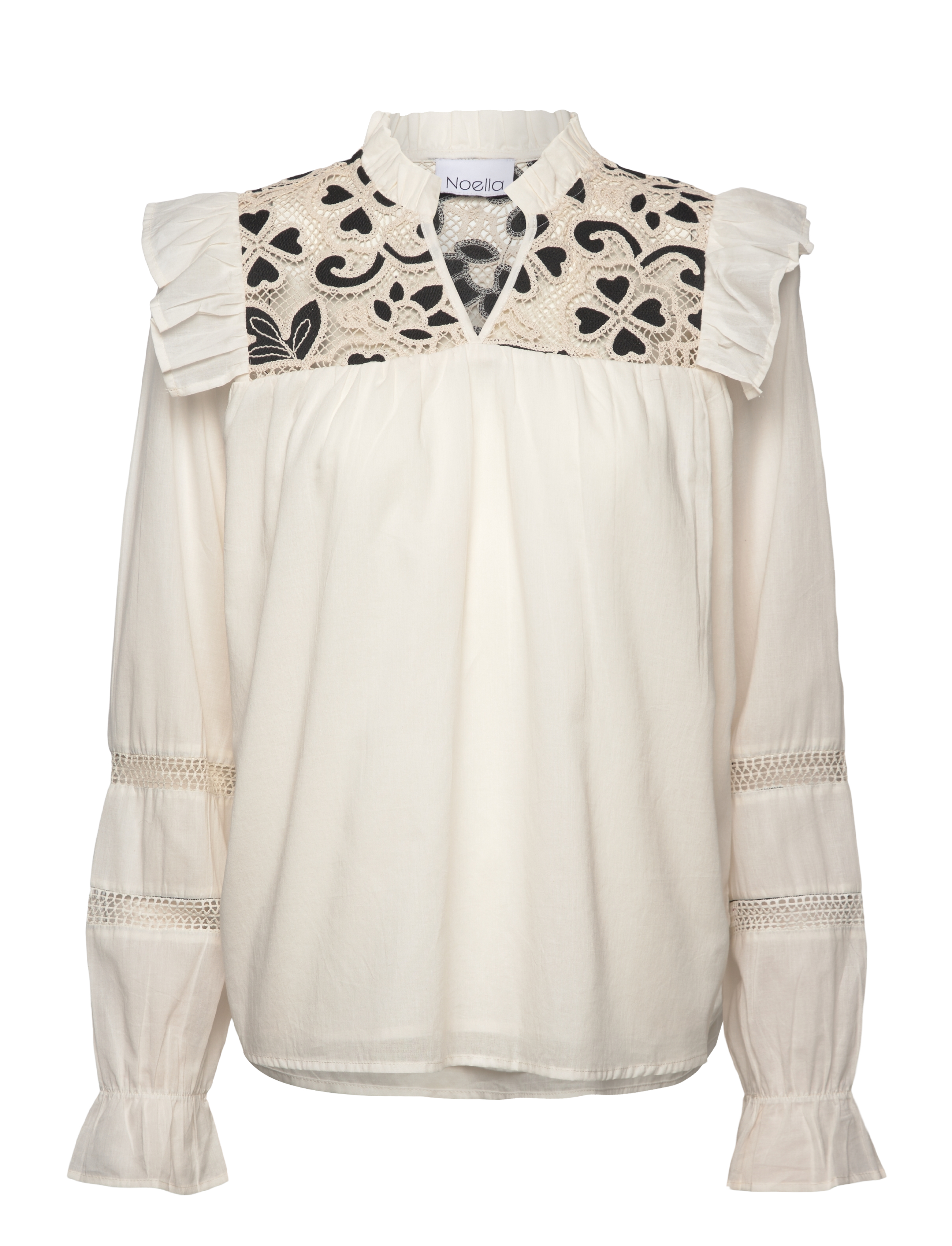 Noella Salba Blouse, Kvinder, Blondebluse, Hvid, Str: S