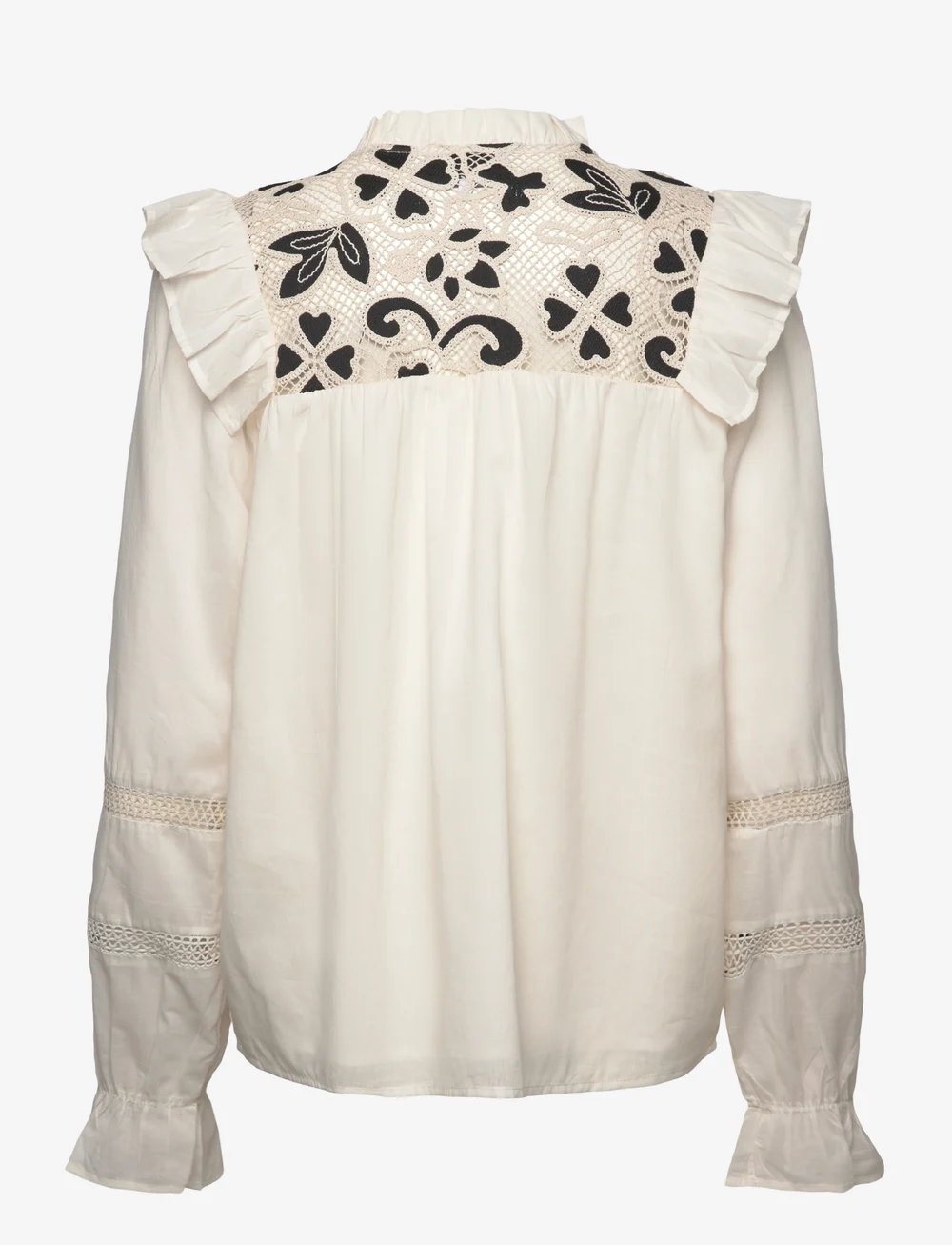 Noella - Salba Blouse - langärmlige blusen - ivory - 1