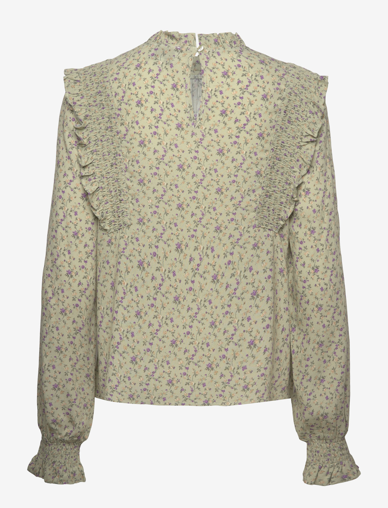Noella - Ruth Blouse - langærmede bluser - terrena green print - 1