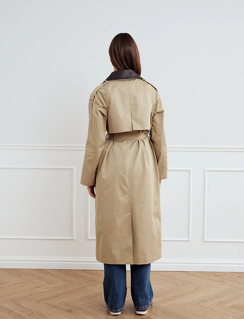 Noella - Leone Coat - trenchcoats - warm sand - 4