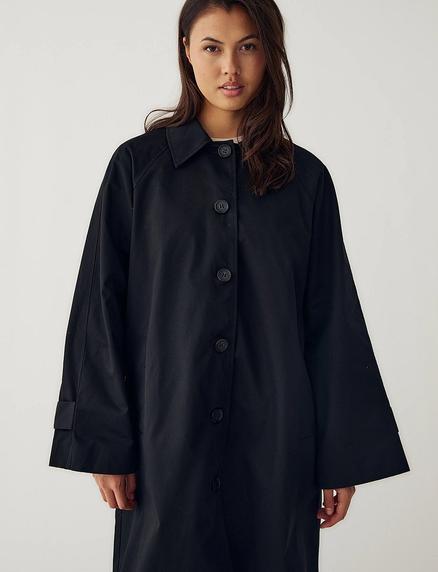 Noella - Lilli Coat - trenchcoats - black - 3