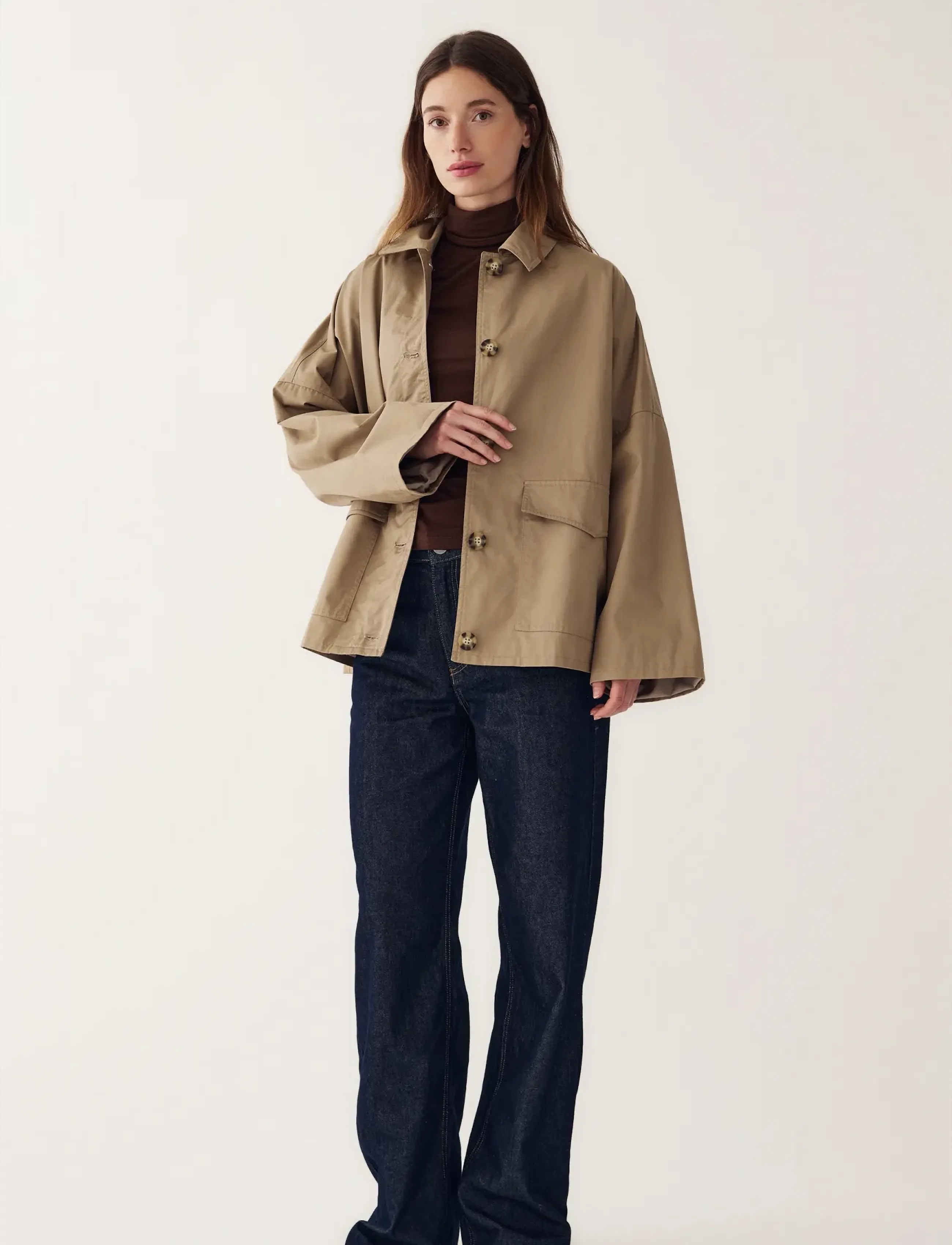 Noella N-Margo Jacket - Frühlingsjacken - GREY SAND / beige