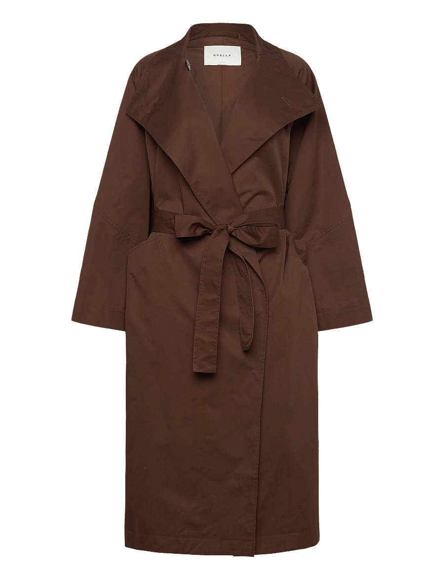 Noella - N-Makenzie Coat - trenchcoats - chocolate - 1