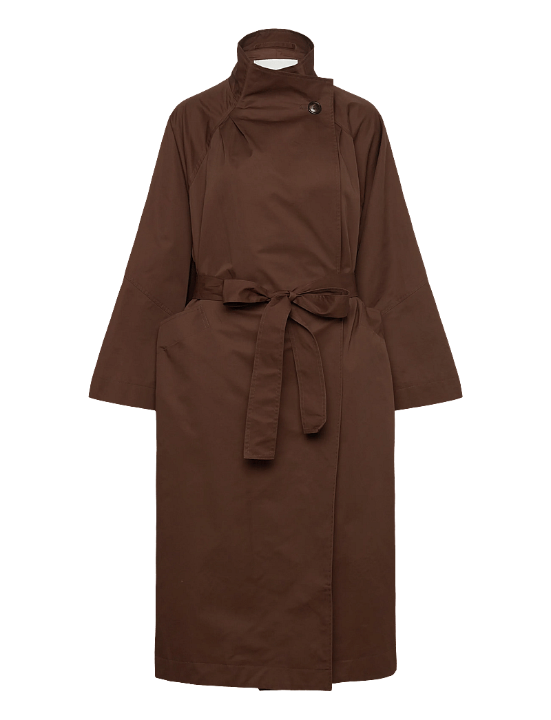 Noella - N-Makenzie Coat - vihmamantlid - chocolate - 2