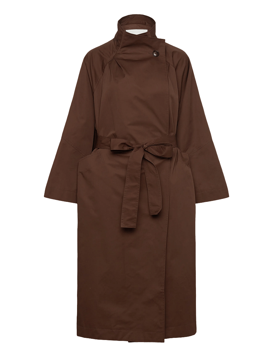Noella - N-Makenzie Coat - trenchcoats - chocolate - 2