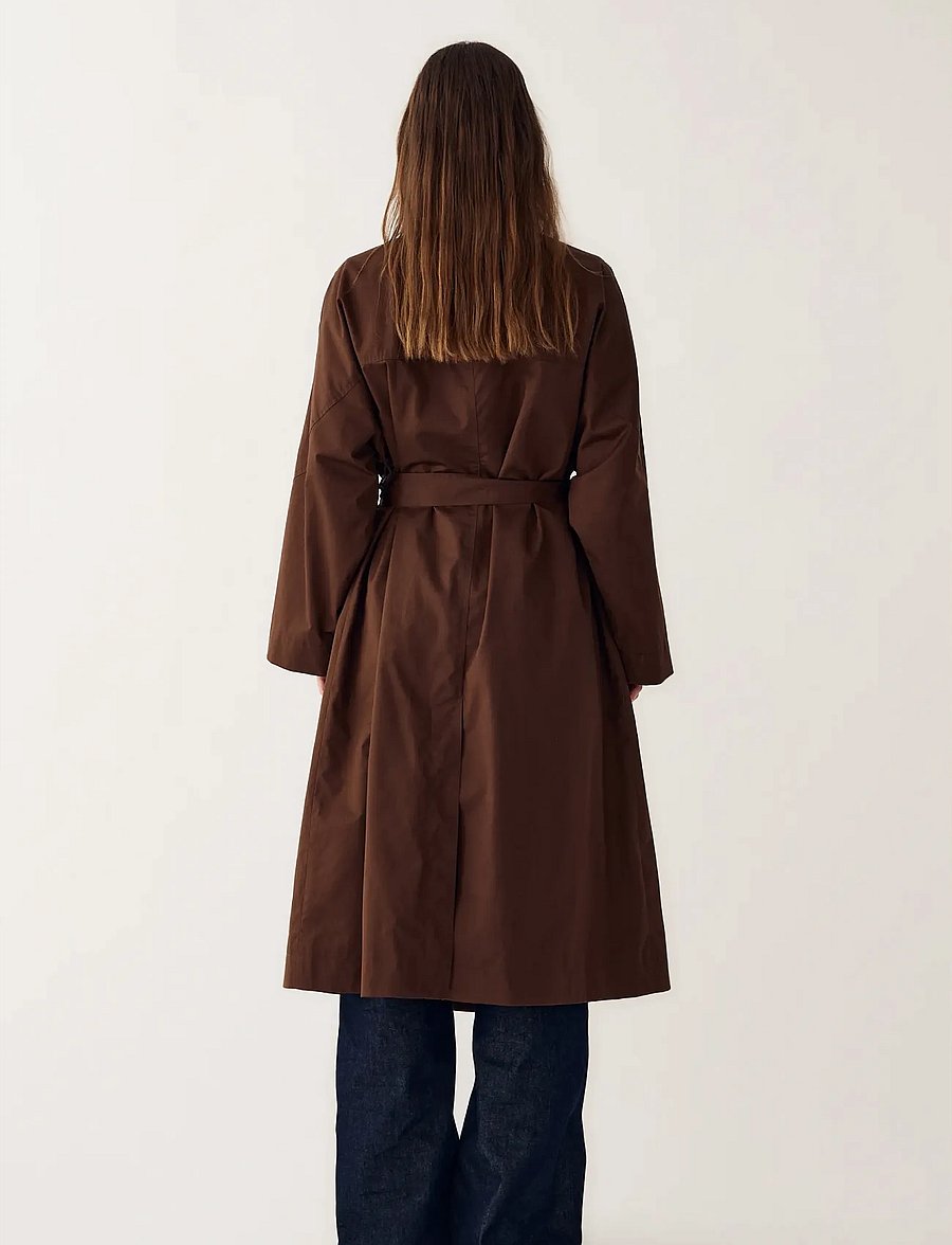 Noella - N-Makenzie Coat - trenchcoats - chocolate - 3