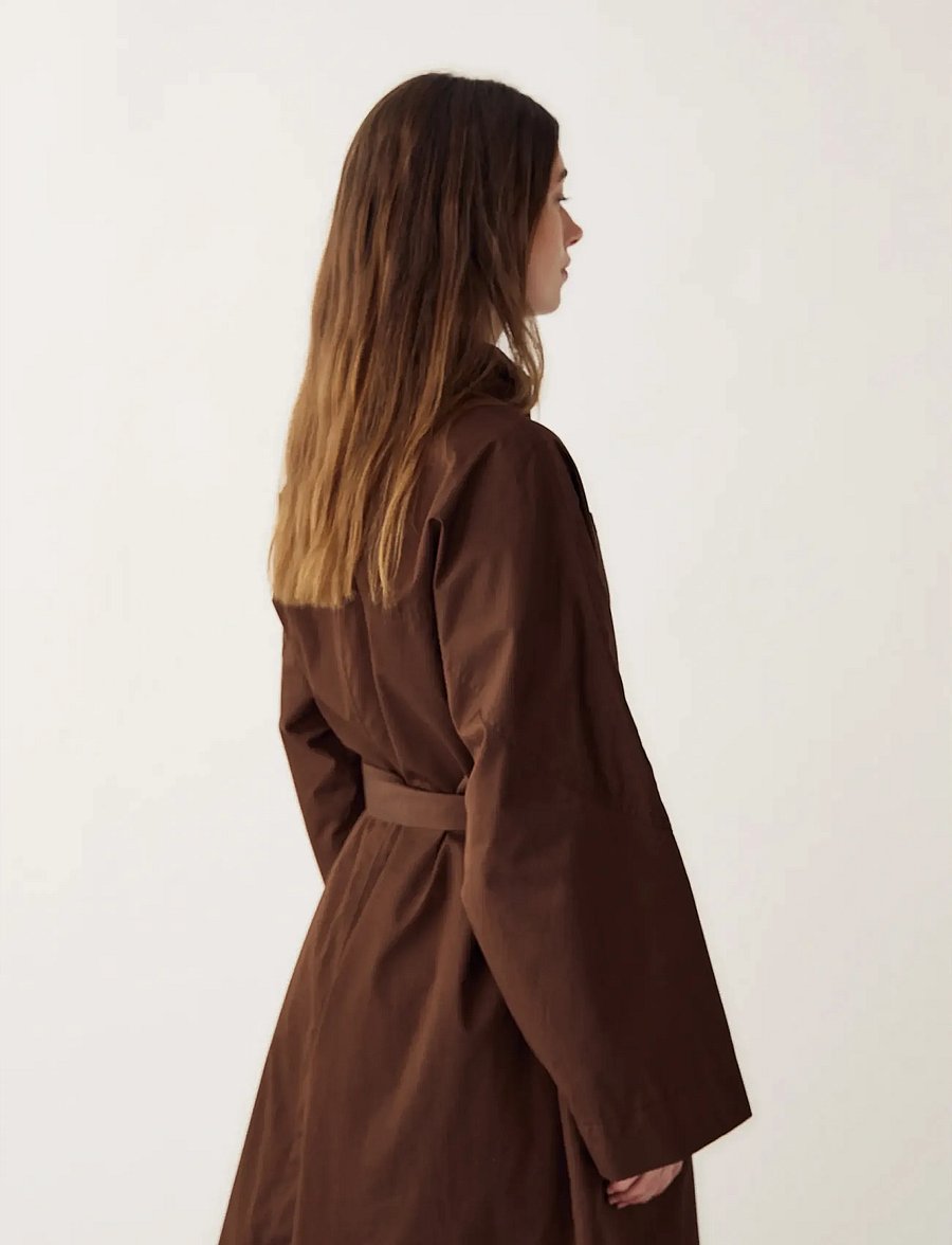 Noella - N-Makenzie Coat - trenchcoats - chocolate - 4