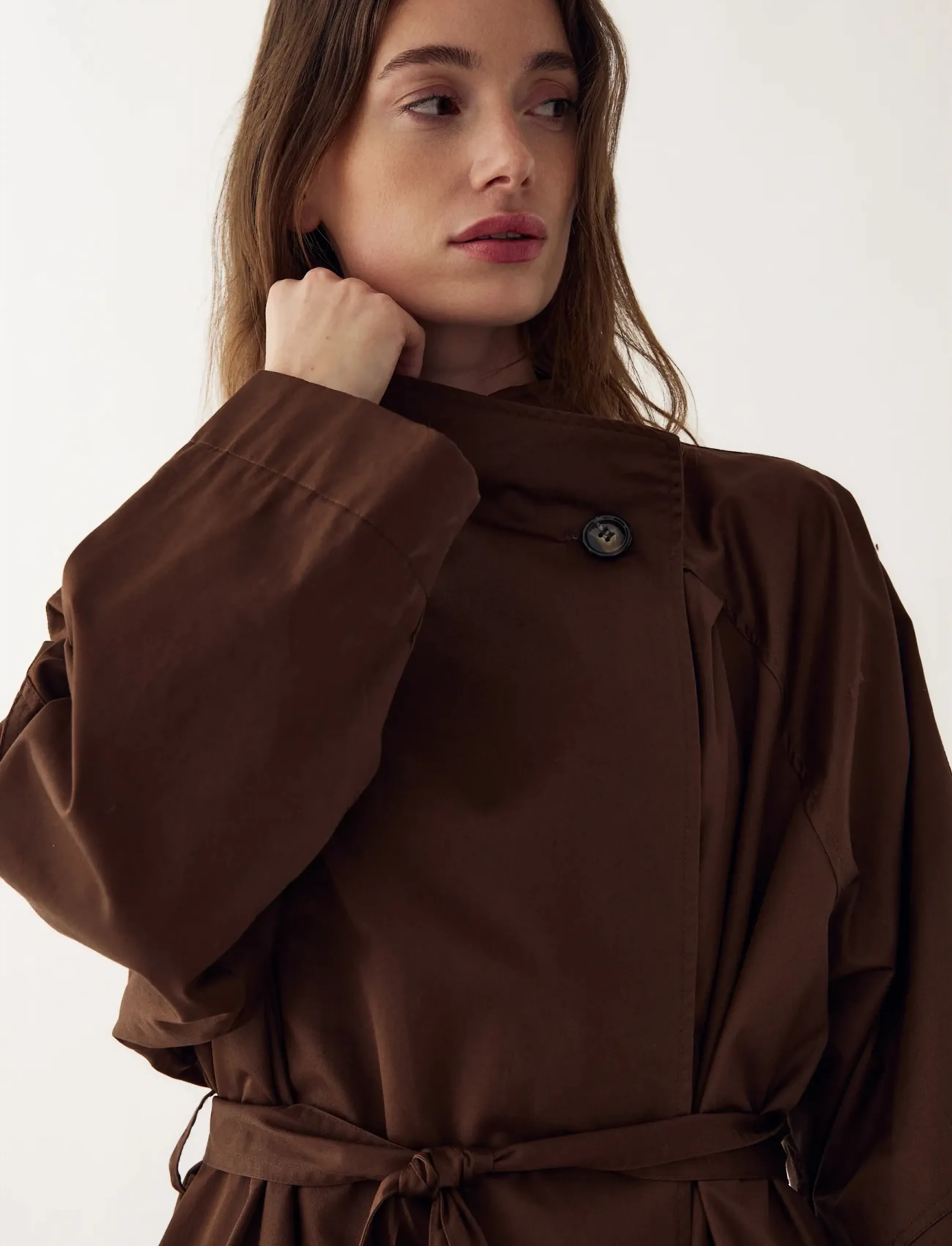 Noella - N-Makenzie Coat - trenchcoats - chocolate - 5