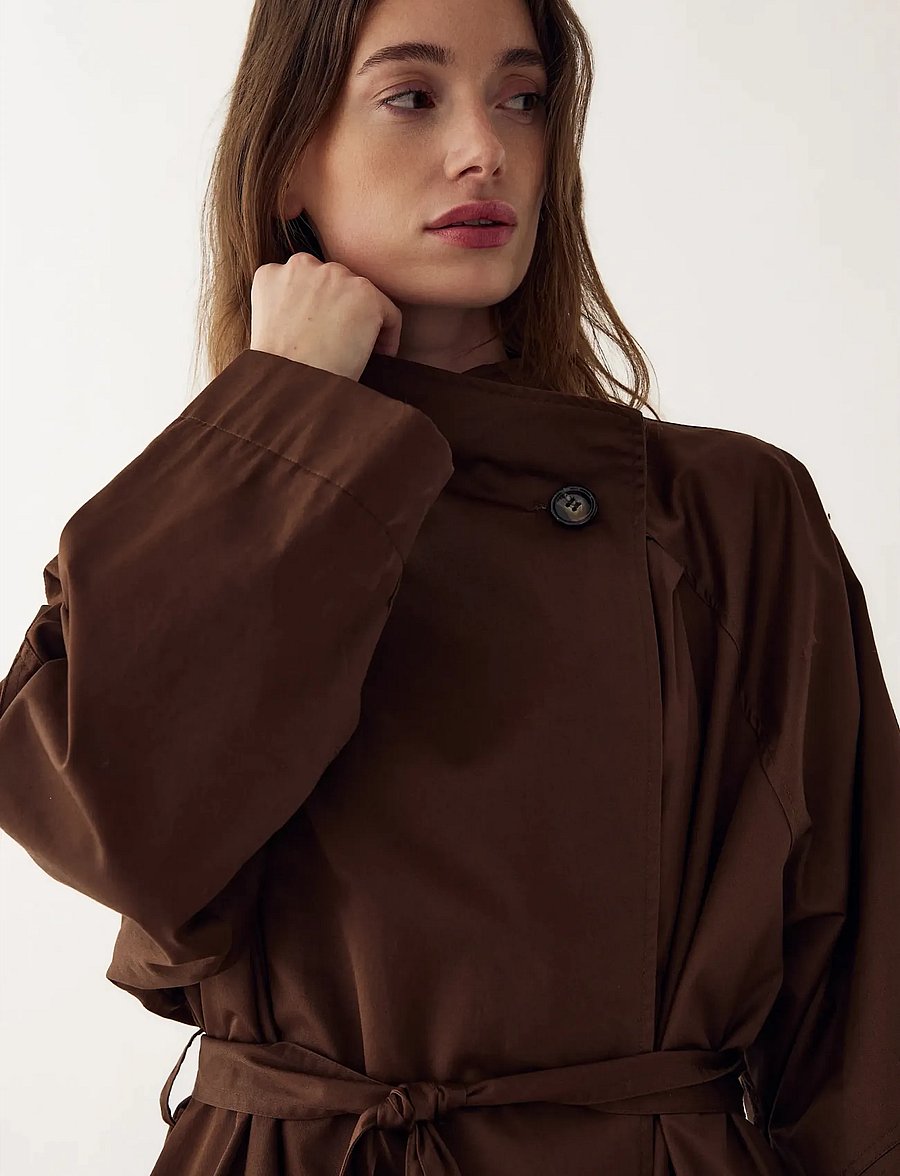 Noella - N-Makenzie Coat - trenchcoats - chocolate - 5