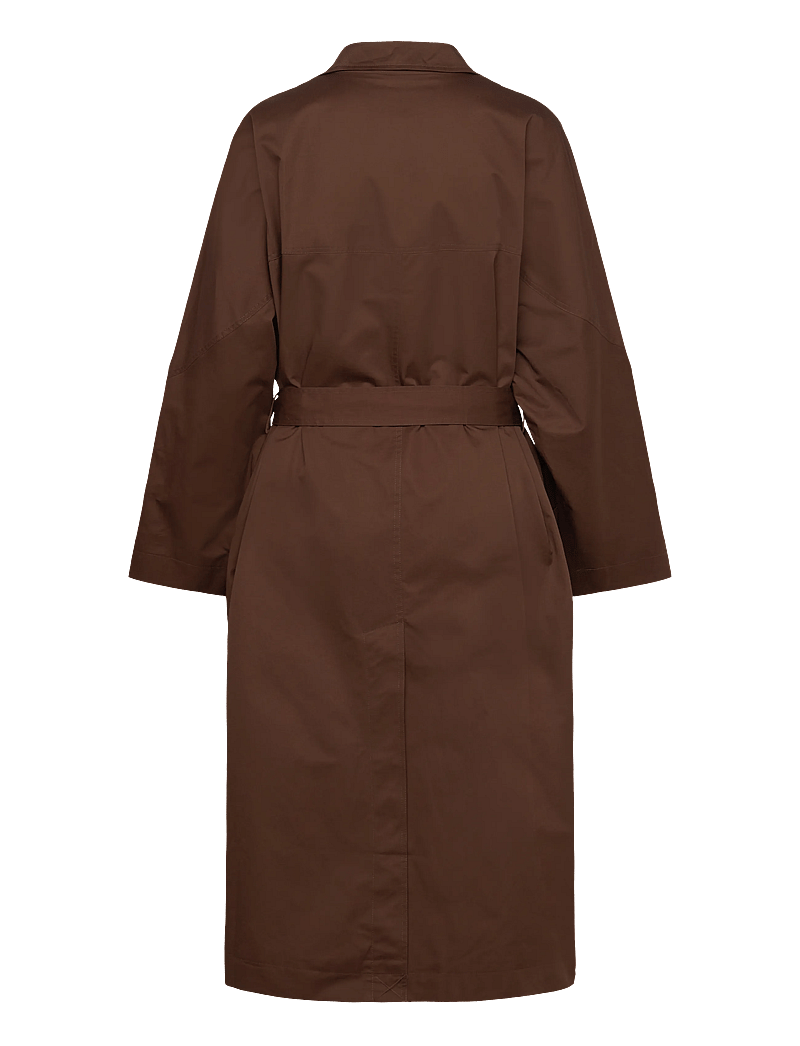 Noella - N-Makenzie Coat - vihmamantlid - chocolate - 3