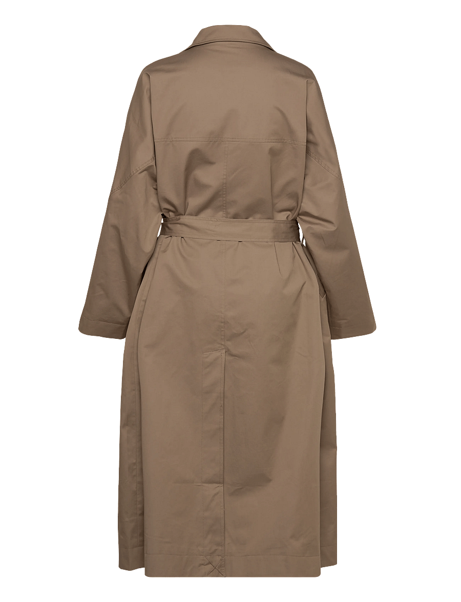 Noella - N-Makenzie Coat - trenchcoats - grey sand - 2