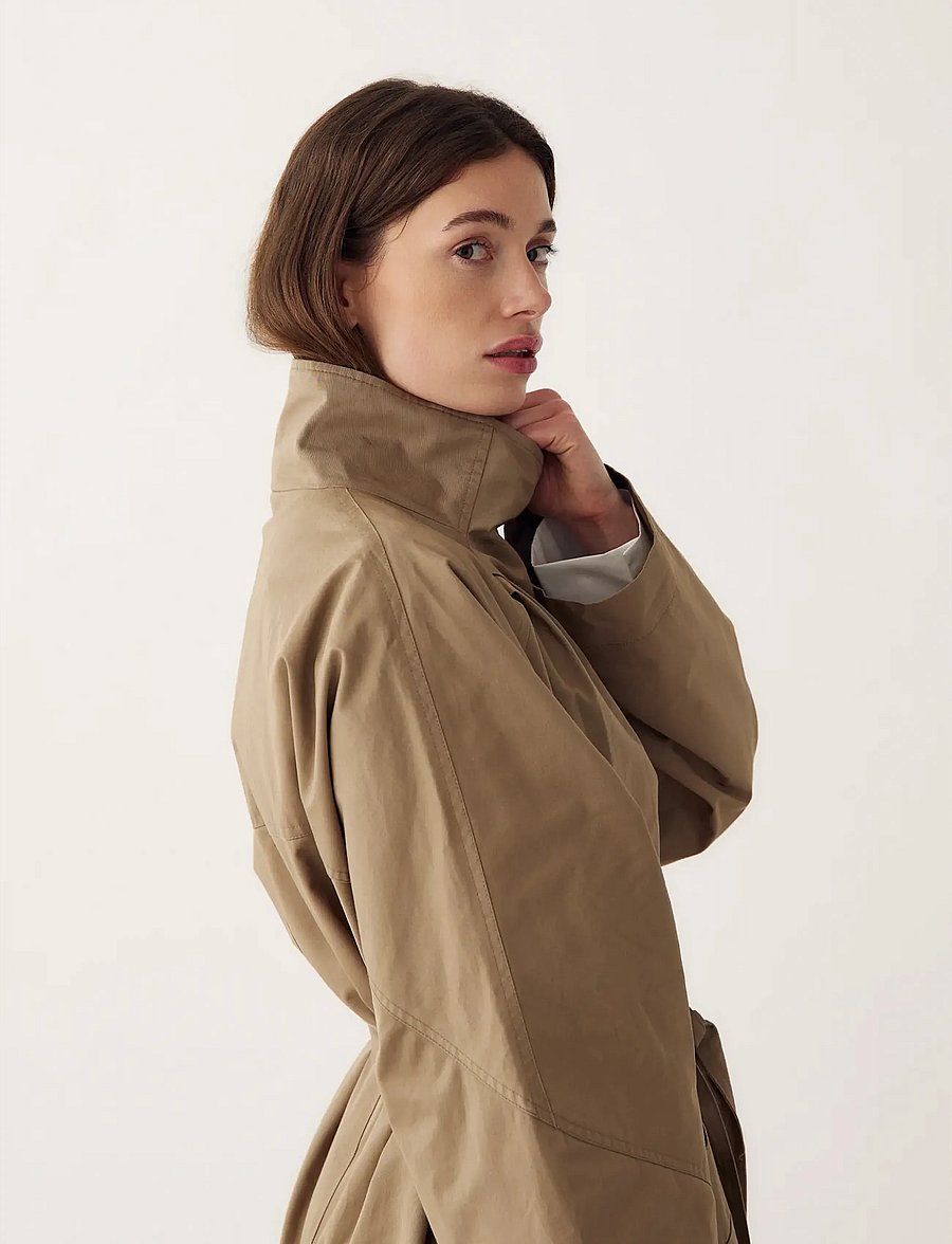 Noella - N-Makenzie Coat - trenchcoats - grey sand - 5