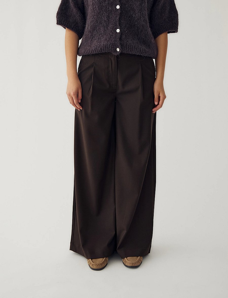 Noella - Kazia Pants - anzugshosen - chocolate - 4