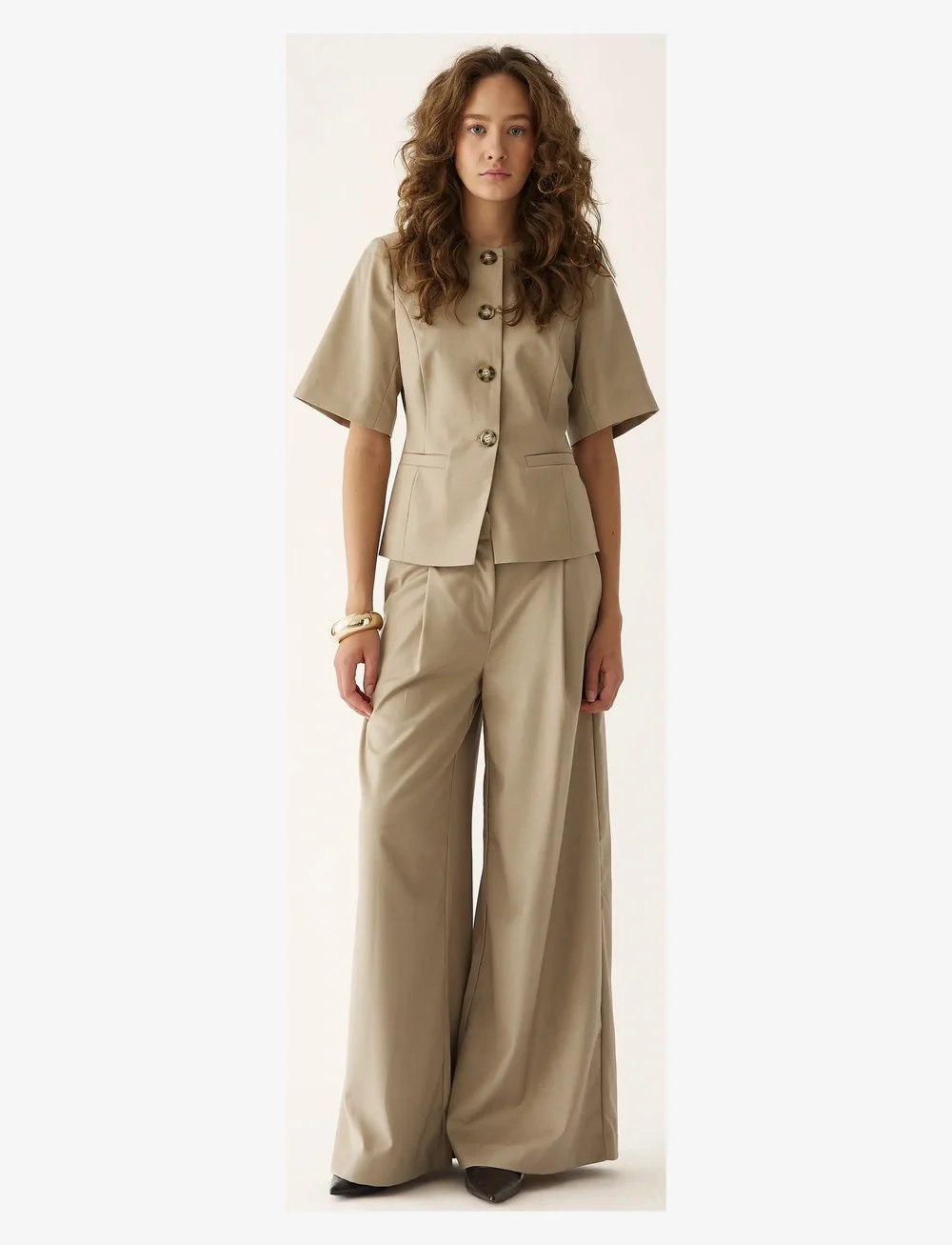 Noella - Kazia Pants - habitbukser - oyster - 0
