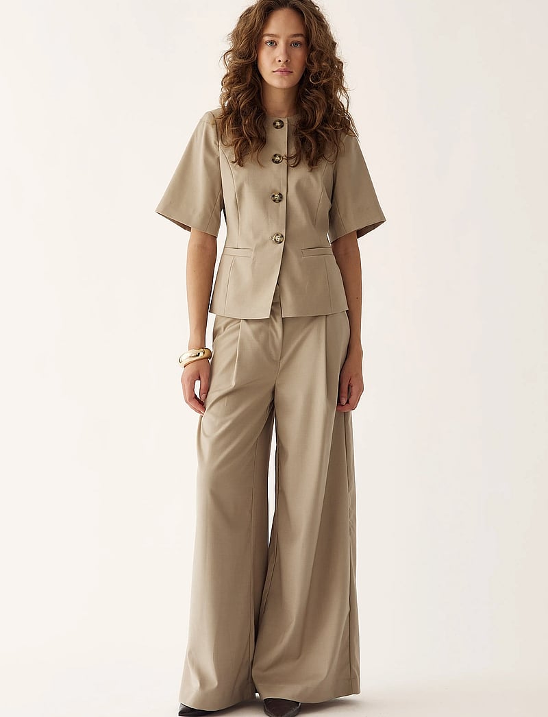 Noella - Kasundra Blazer - einreihige blazer - oyster - 0