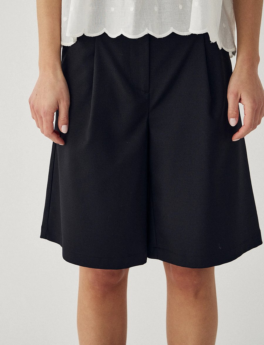Noella - Kaziana Shorts - bermudas - black - 4