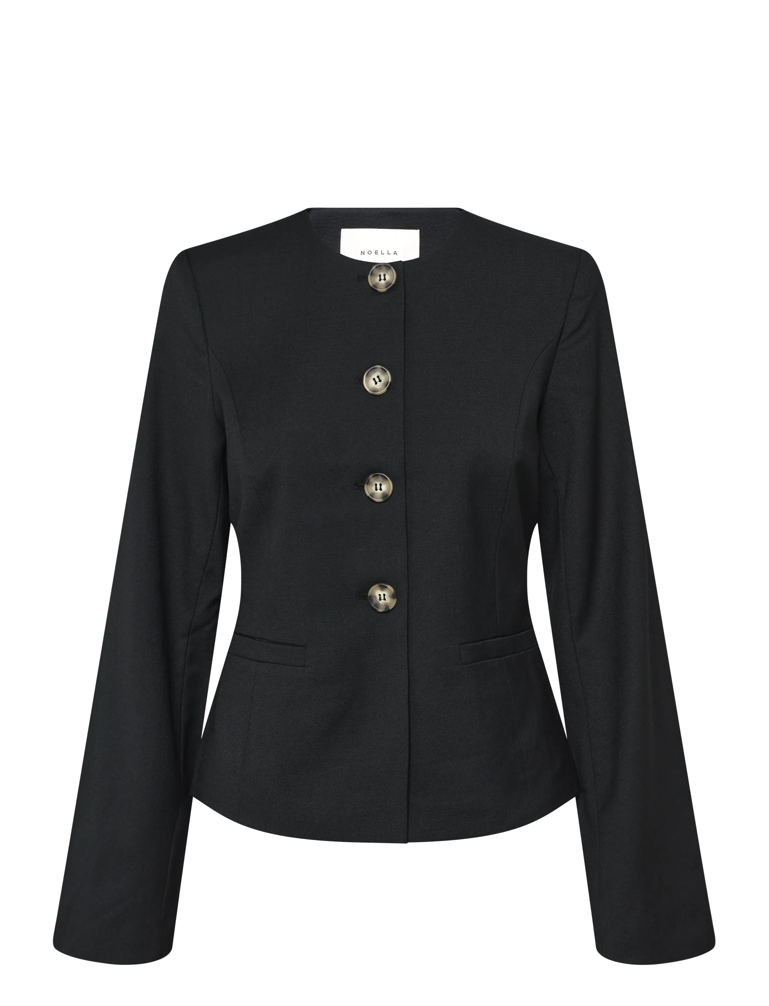 Noella N-Kasaundra LS Blazer - Skandinavisk mode - BLACK / black