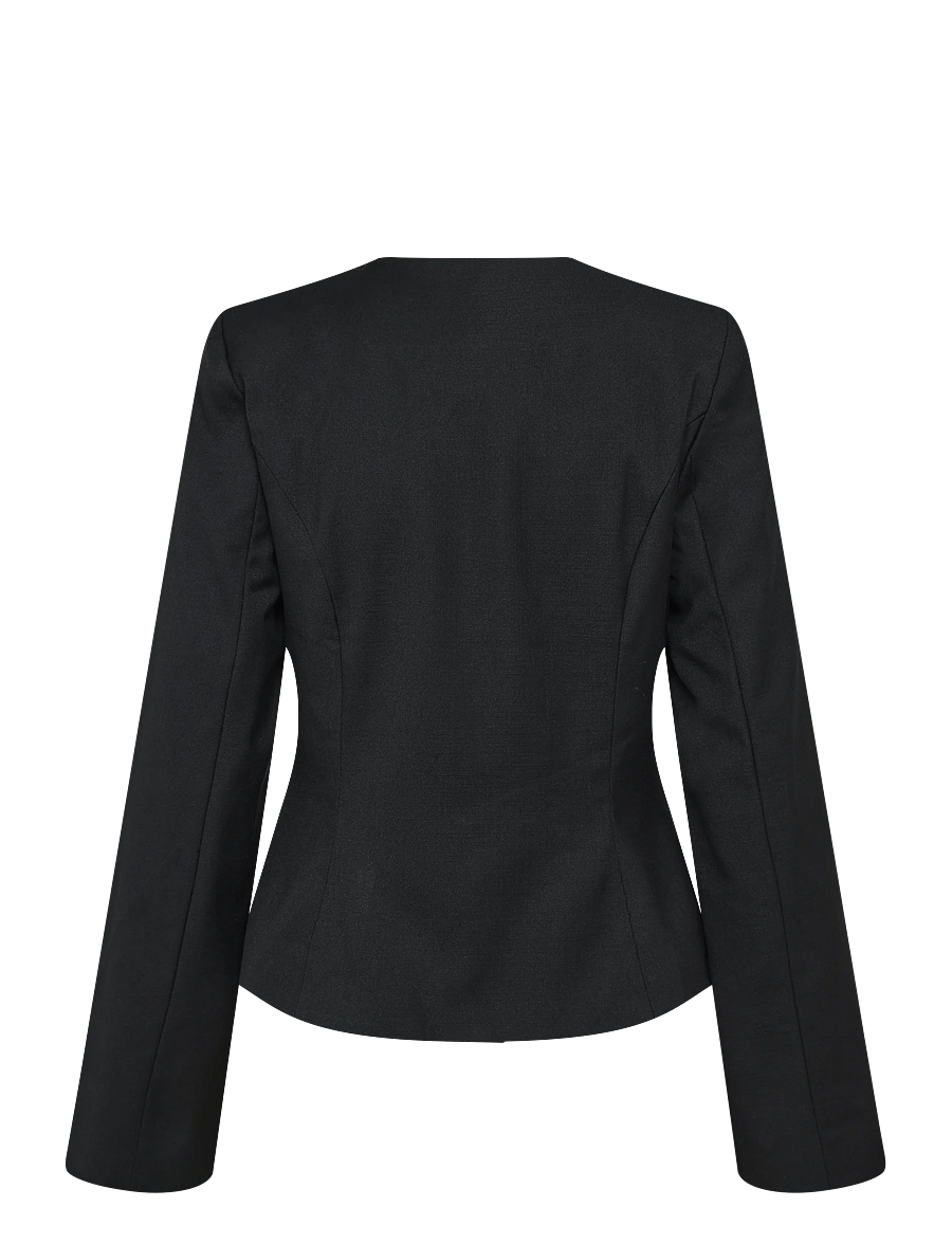Noella - N-Kasaundra LS Blazer - enkeltradede blazere - black - 2