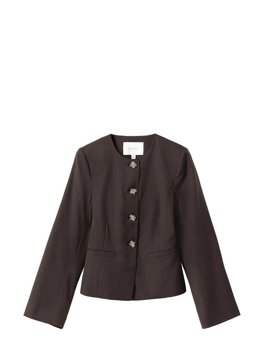Noella - N-Kasaundra LS Blazer - chocolate - 0