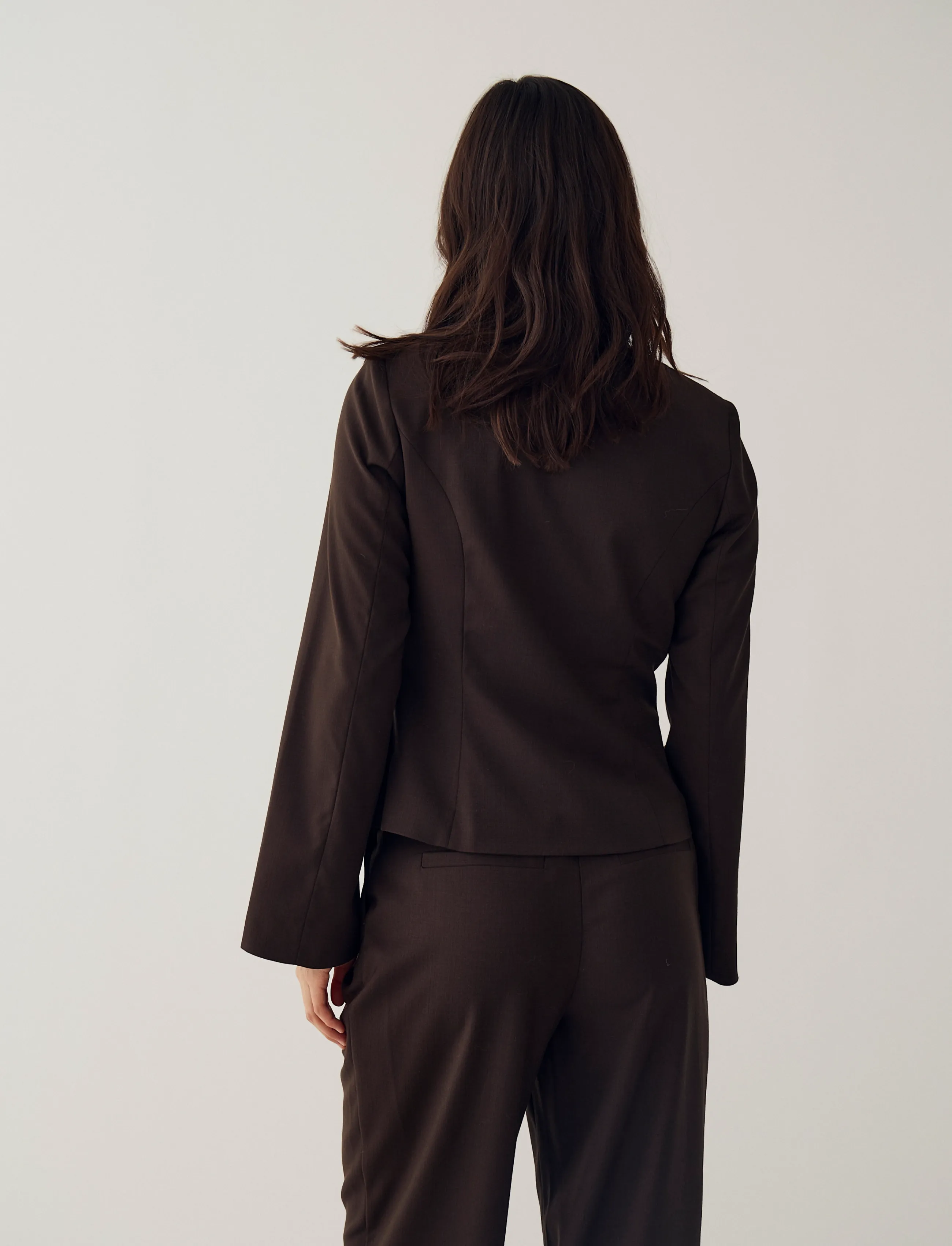Noella - N-Kasaundra LS Blazer - chocolate - 5
