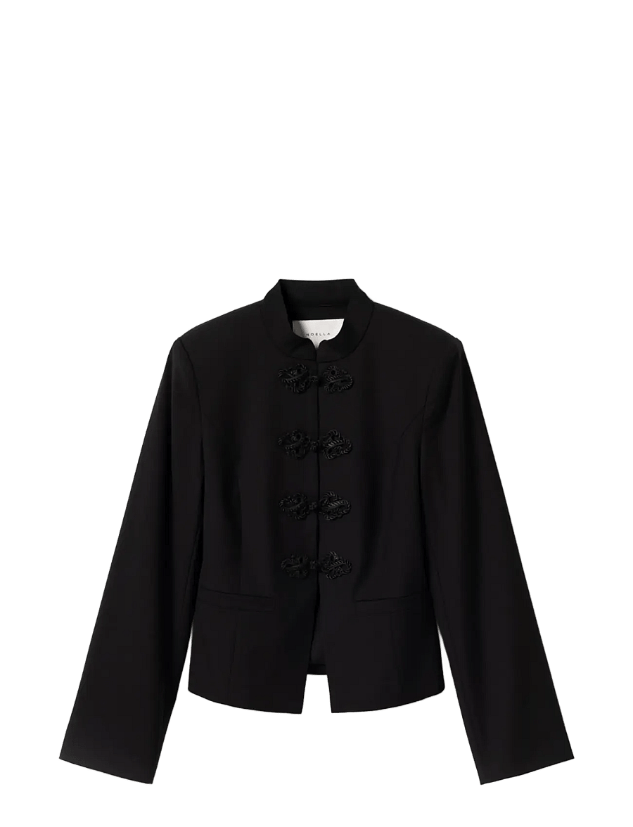 Noella - N-Nana Blazer - enkelknäppta kavajer - black - 1