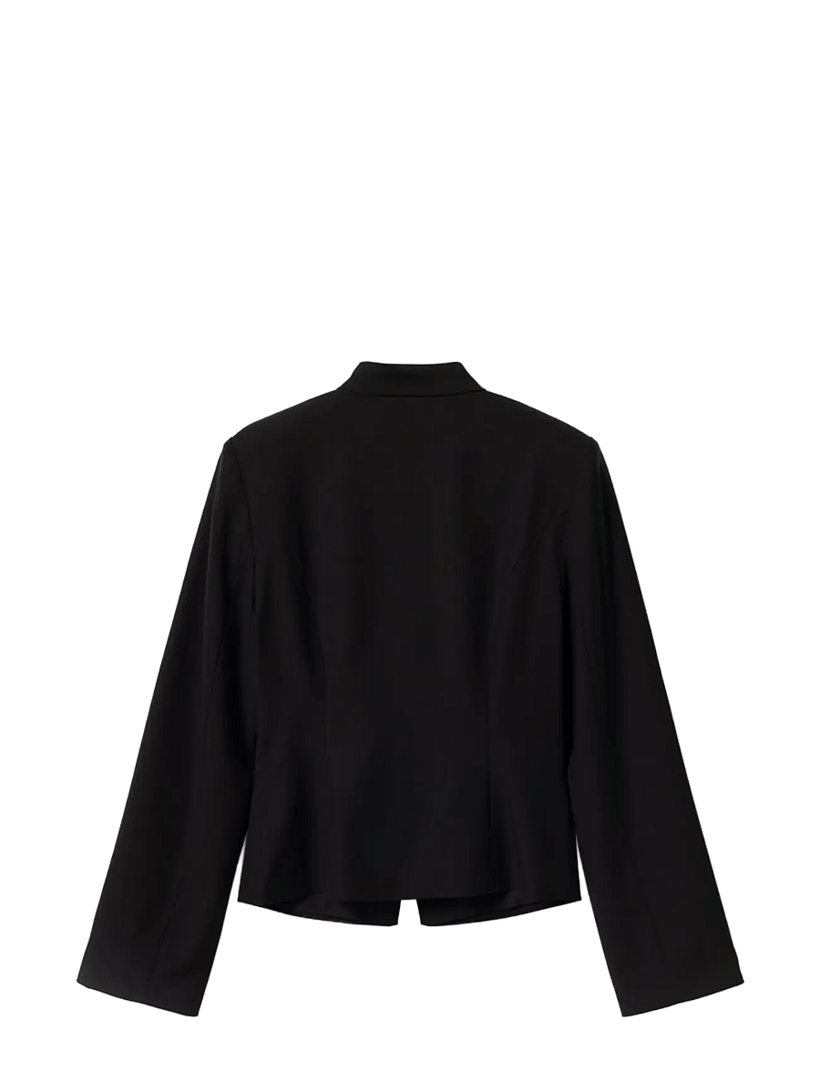 Noella - N-Nana Blazer - enkelknäppta kavajer - black - 2