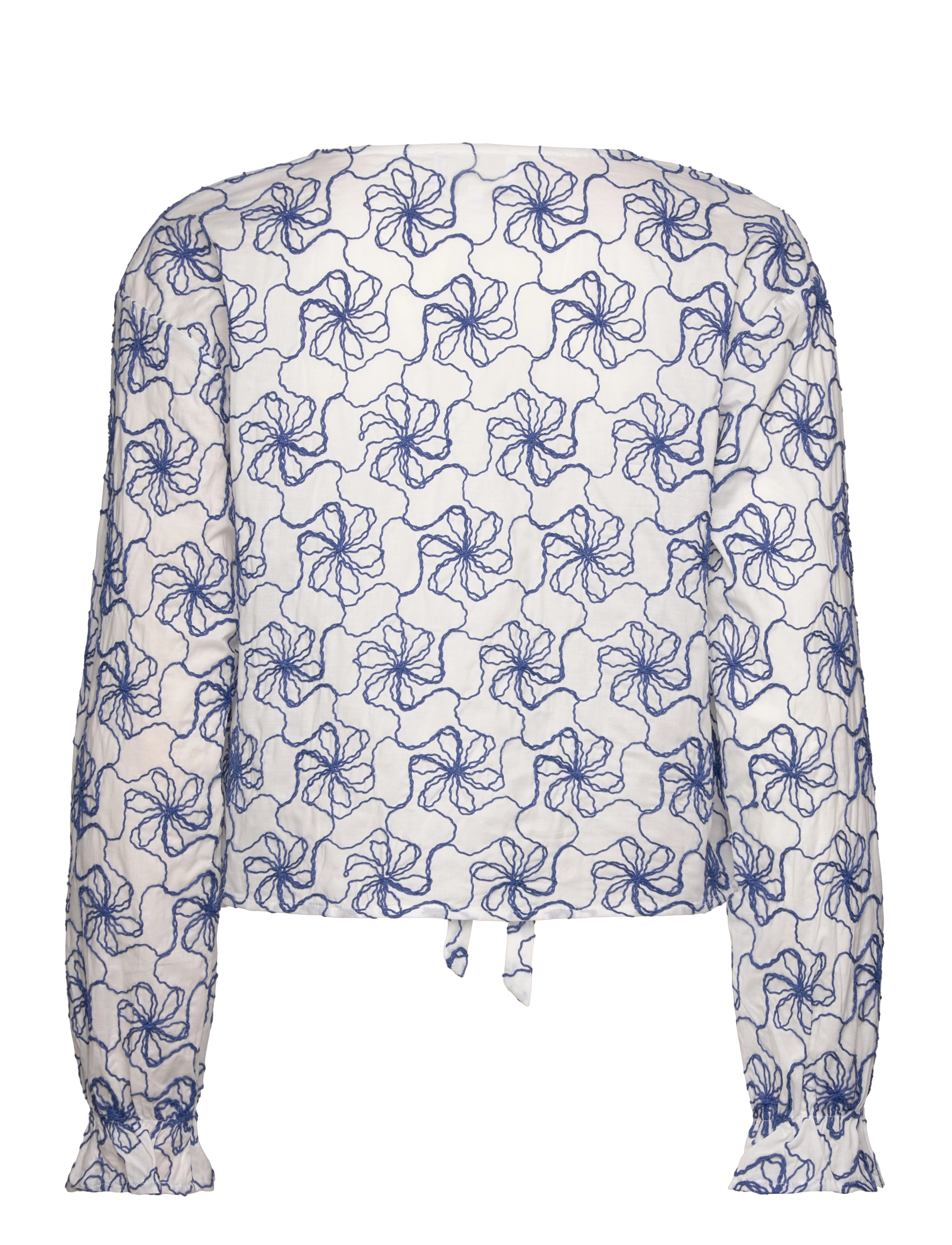 Noella - Krisina Blouse - white blue combo - 2
