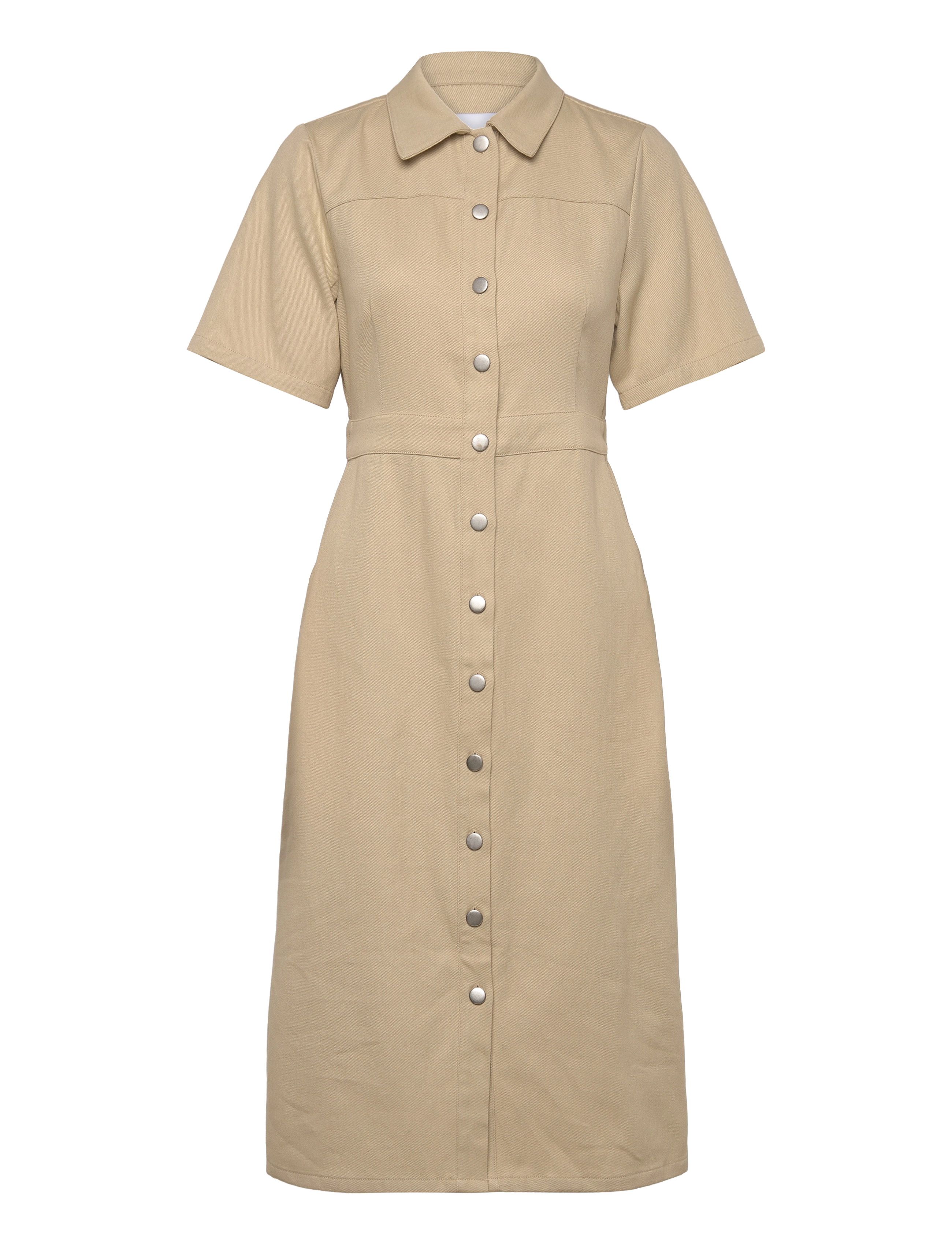 NOELLA Benita Long Kleid Beige - S - Damen