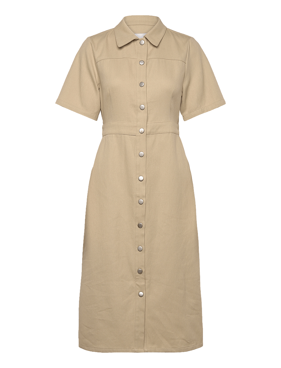 Noella - Benita Long Dress - hemdkleider - oyster - 1