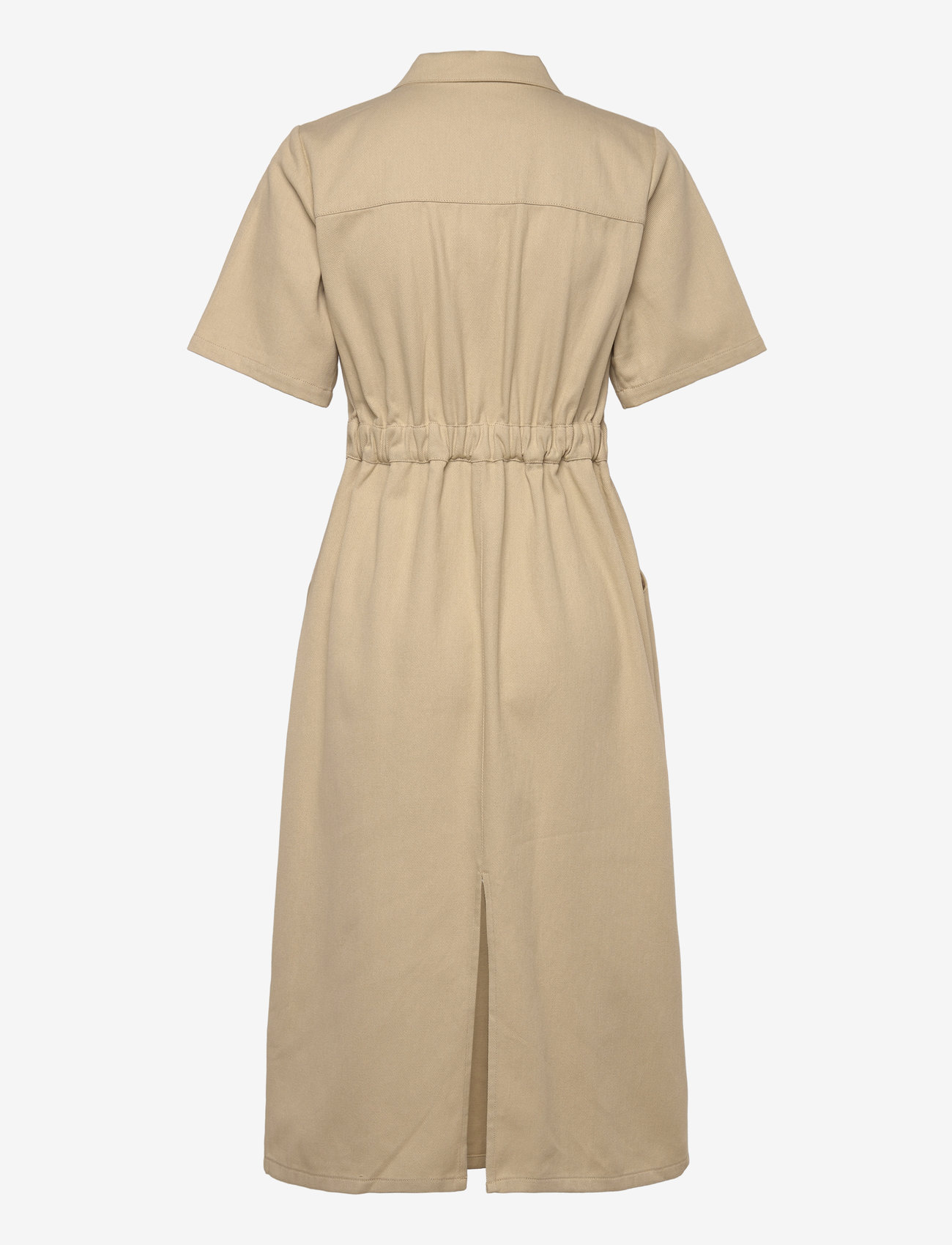 Noella - Benita Long Dress - skjortekjoler - oyster - 2