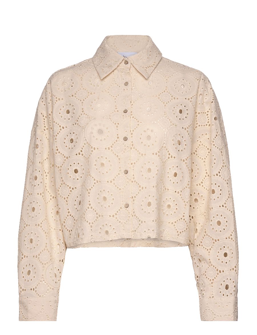 Noella - Julie Shirt - langärmlige hemden - ivory - 1