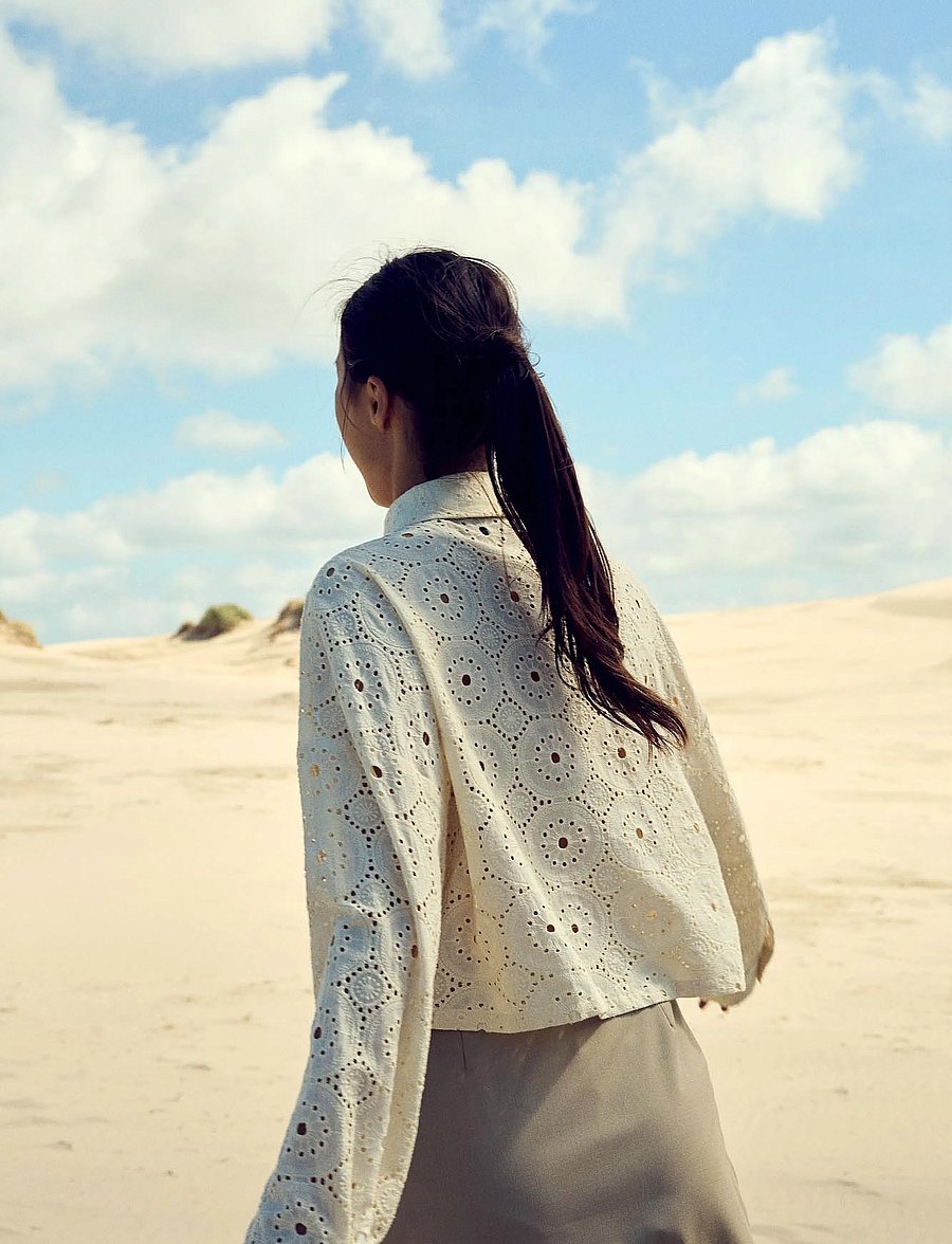Noella - Julie Shirt - langärmlige hemden - ivory - 3