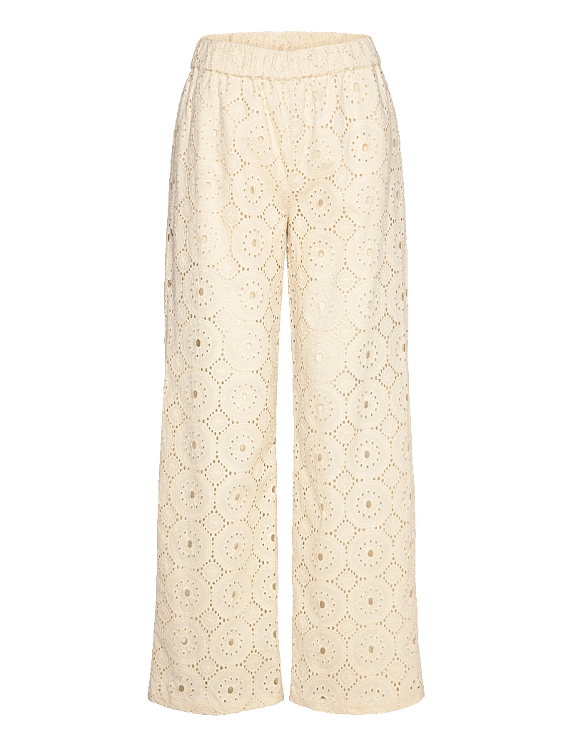 Noella - Shelly Pants - wide leg trousers - ivory - 0