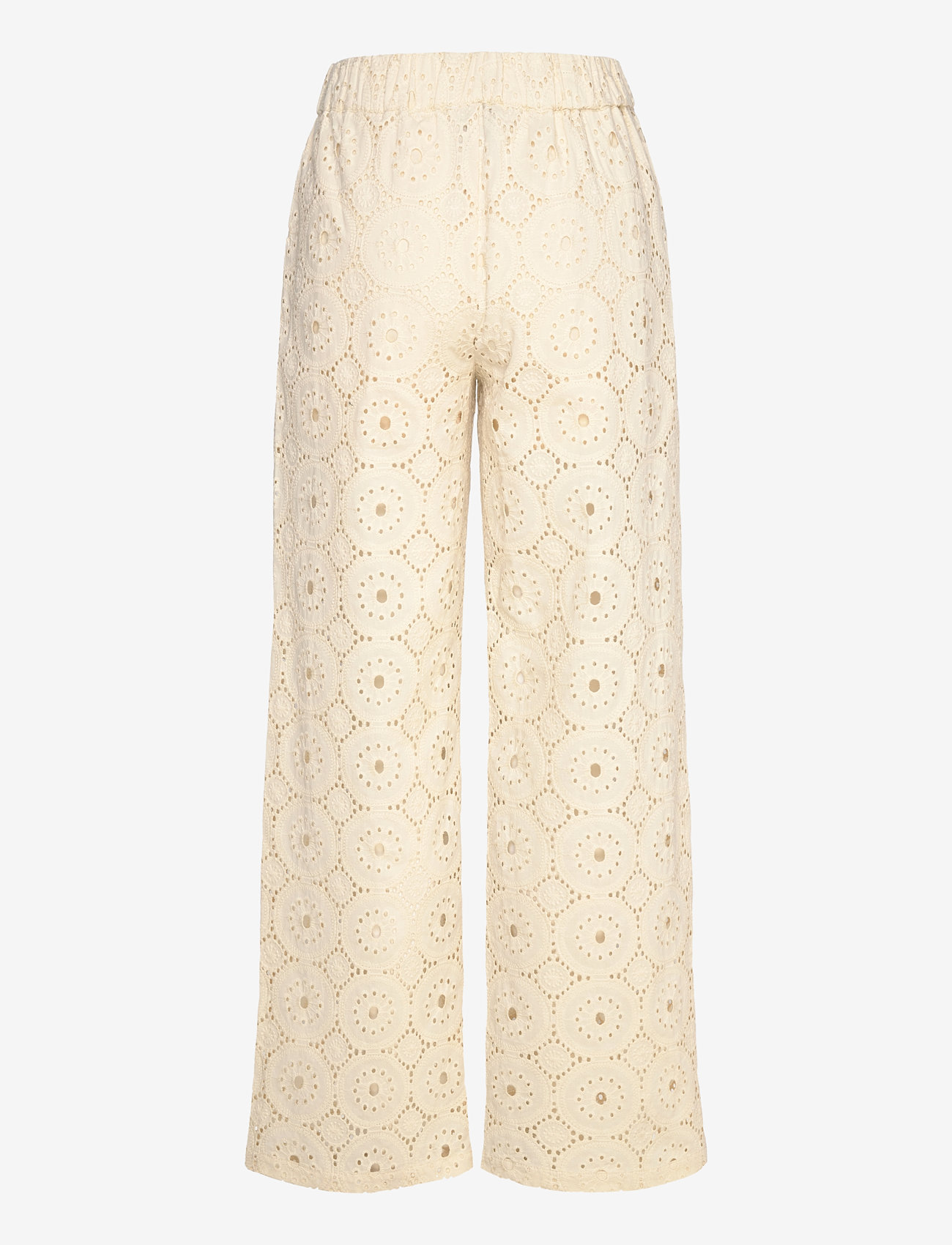 Noella - Shelly Pants - bukser med brede ben - ivory - 1