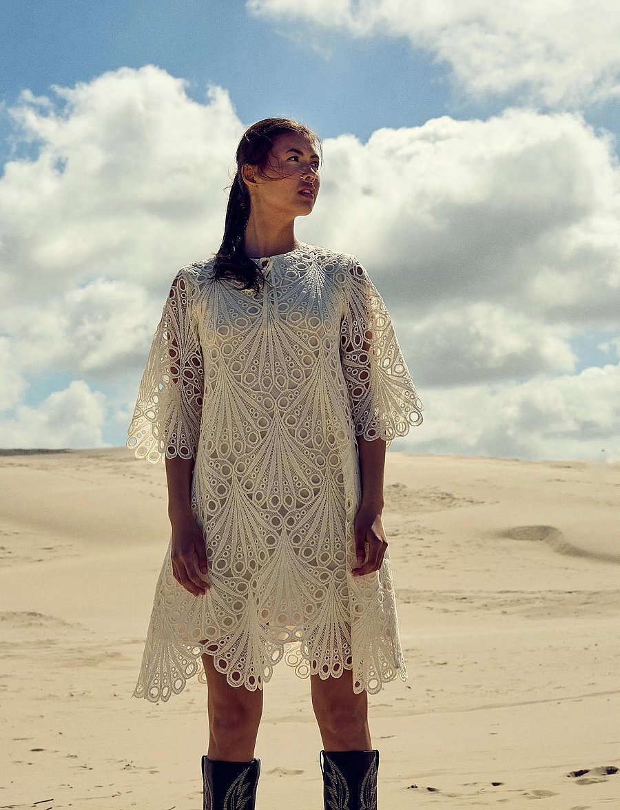Noella - Kalona Dress - ivory - 0
