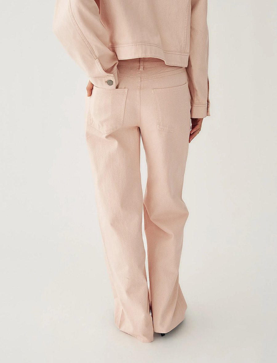 Noella - Katy Jeans - wide leg jeans - washed pink - 3