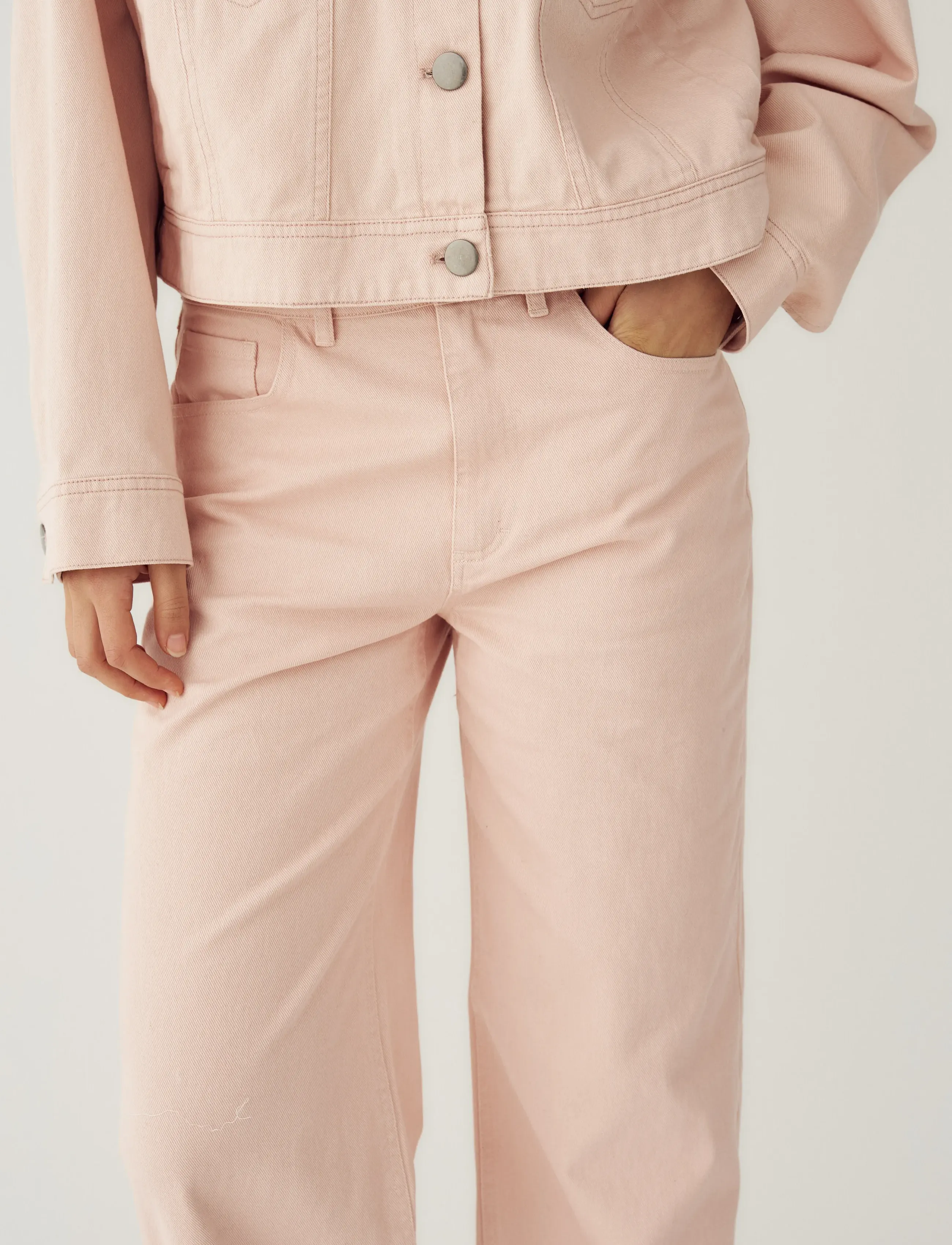 Noella - Katy Jeans - brede jeans - washed pink - 4