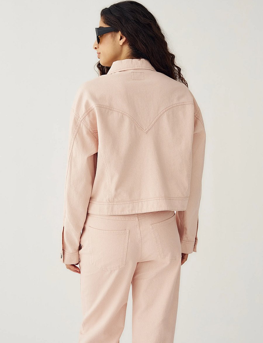 Noella - Katy Jeans - wide leg jeans - washed pink - 5