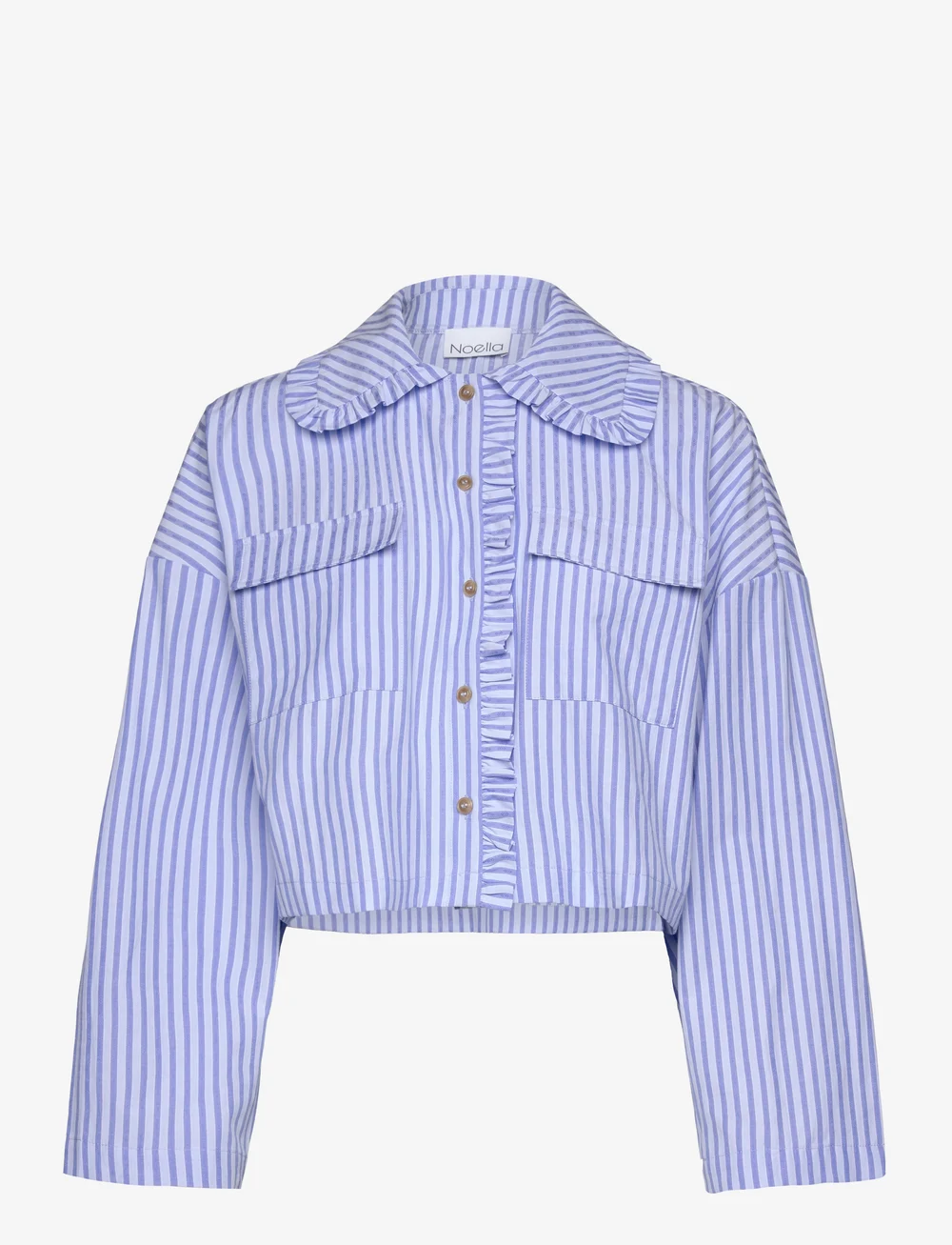 Noella - Kendyll Shirt - långärmade skjortor - blue stripe - 0