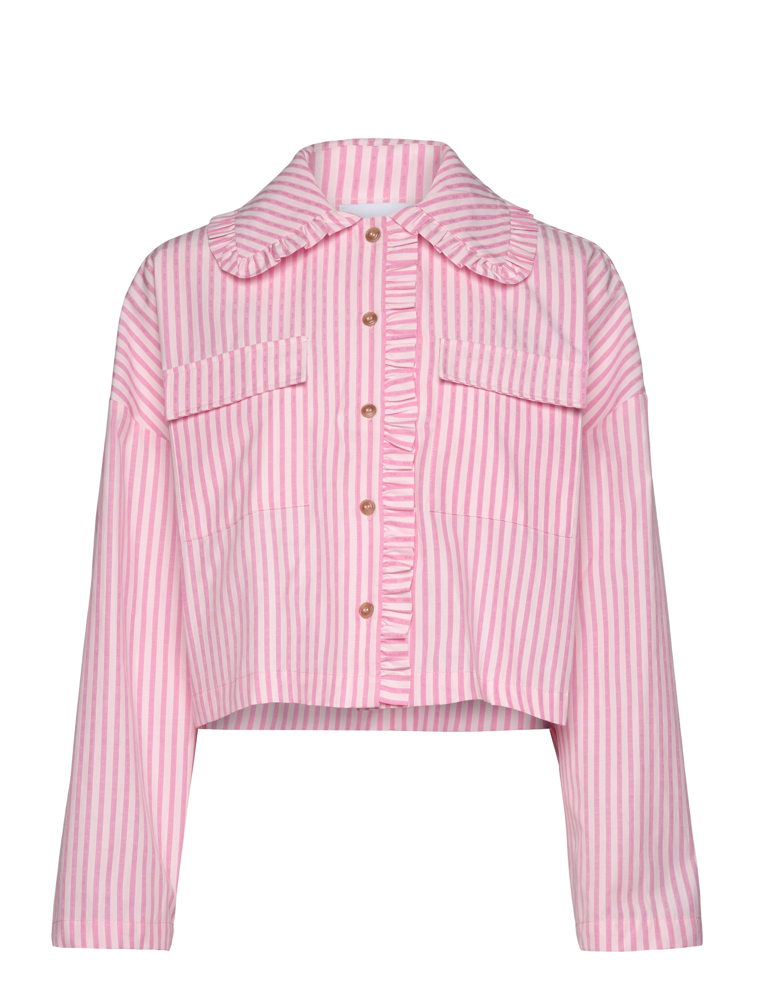 Noella Kendyll Shirt, Kvinder, Flæseskjorte, Pink, Str: S