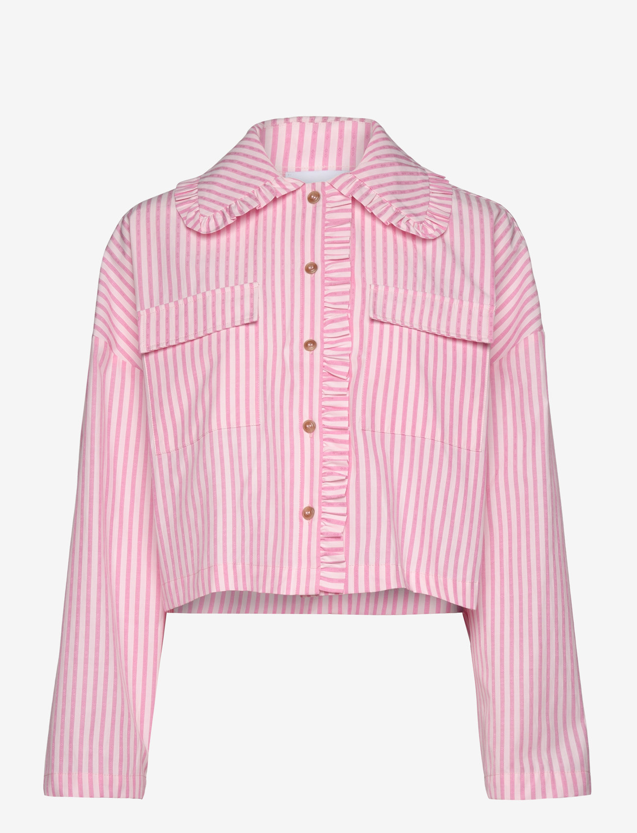 Noella - Kendyll Shirt - langærmede skjorter - rose stripe - 0